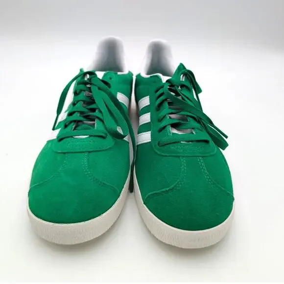 Adidas Gazelle Lace-Up Sneaker Shoes Men's Green/Cloud White Size US11 EU45 1/3 - Picture 2 of 10